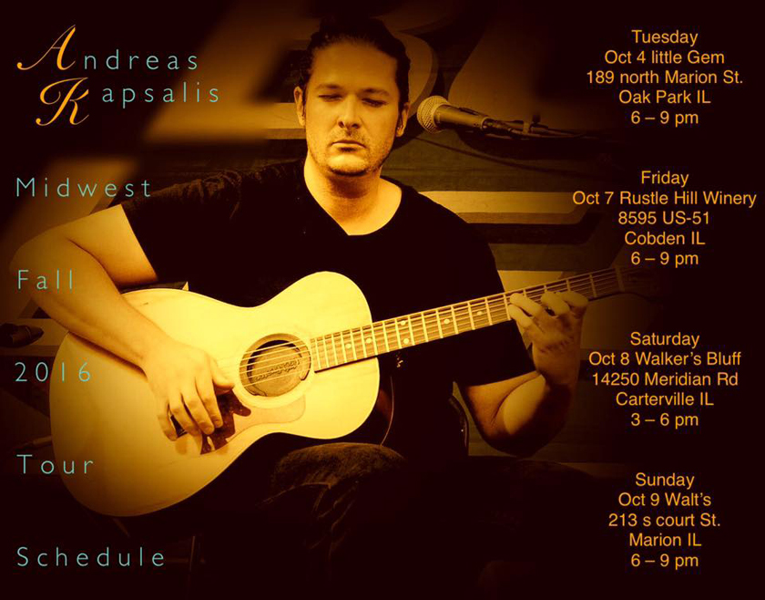 Early October 2016 Tour